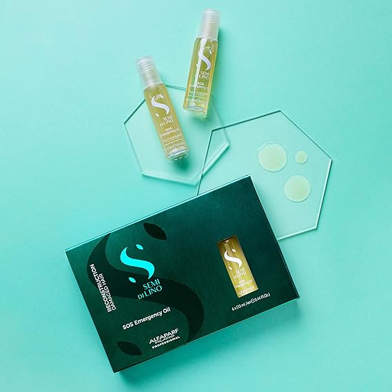 Alfaparf Semi Di Lino Reconstruction SOS Emergency Oil (6 unid.x13ml)