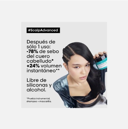 SHAMPOO SCALP ADVANCED ANTI-GRAS OILINESS 500ML LP