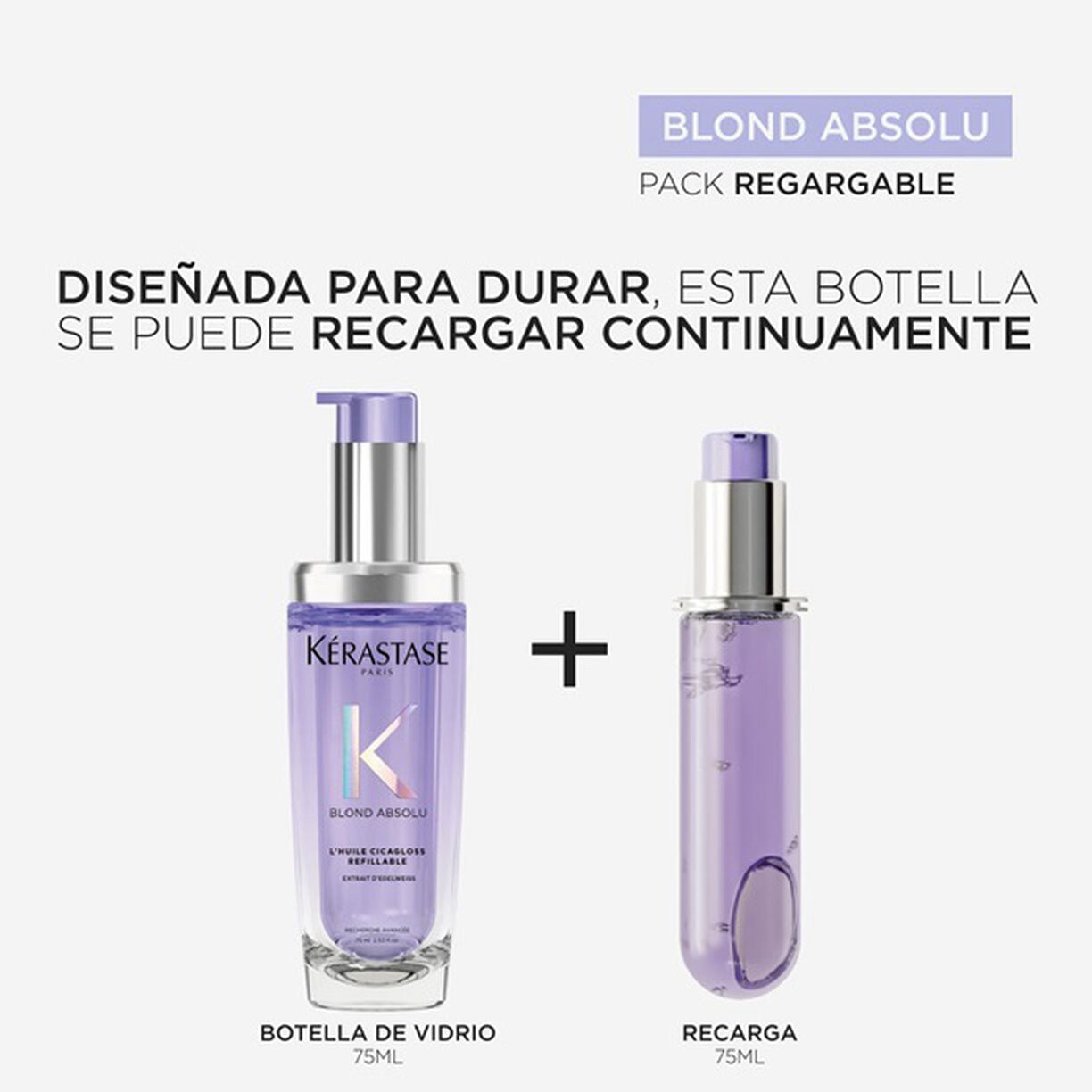 BLOND ABSOLU L'HUILE CICAGLOSS RECARGABLE 75ML