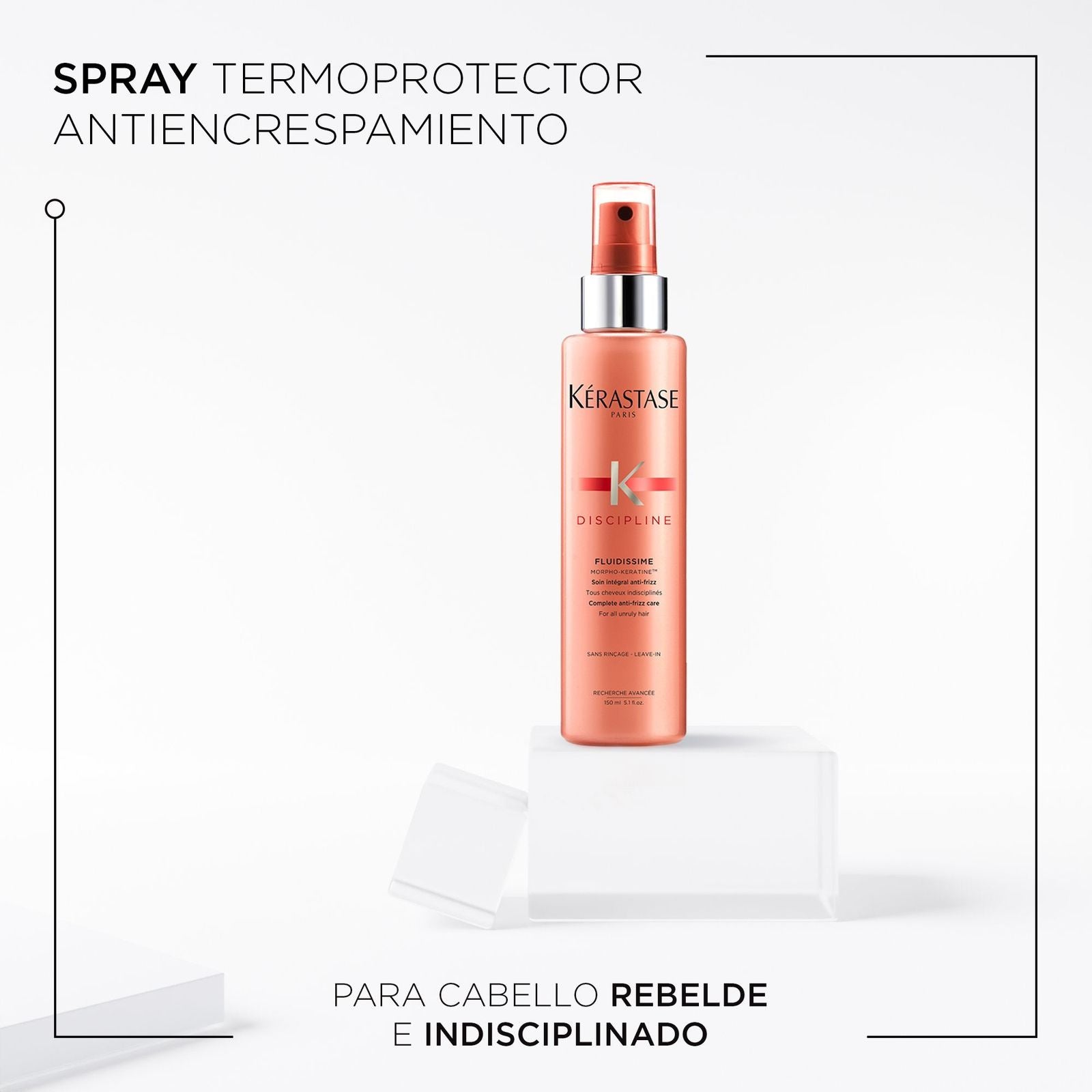Spray Fluidissime Discipline para cabello con frizz 150 ml