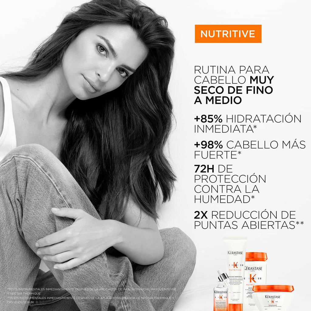 Mascarilla Masquitense De Nutrición Intensa Kérastase Nutritive Para Cabello Seco 200ml