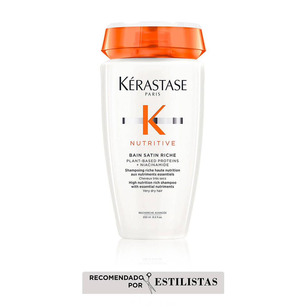 Shampoo Bain Satin Riche Kérastase Nutritive Para Una Nutrición Intensa Del Cabello 250ml
