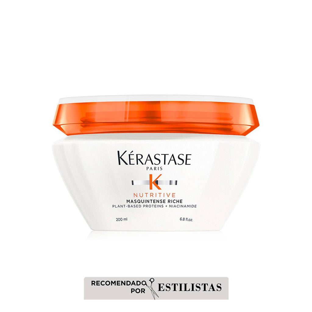 Mascarilla Masquintense Riche De Nutrición Profunda Kérastase Nutritive Para Cabello Seco 200ml